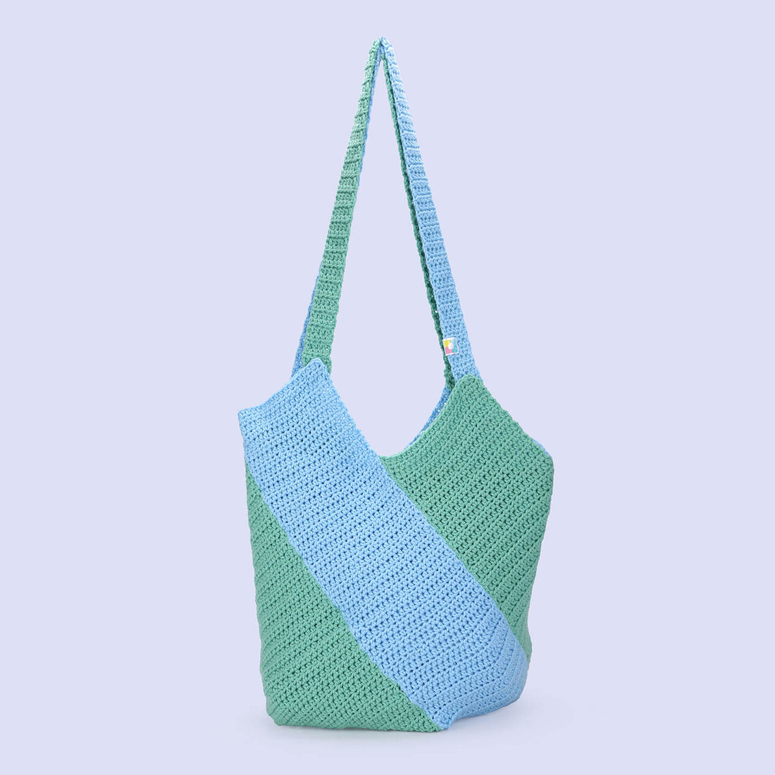 Large Tote Bags - Blue Green - 10086