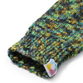 Multi Colored Fingerless Knitted Mittens - 10096