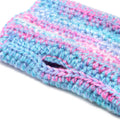 Between Blue and Pink Fingerless Crochet Gloves  - 10100