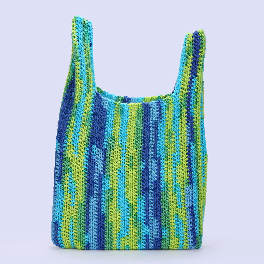 Handmade to Replace Single Use Plastic Bags - Blue Green - 10108