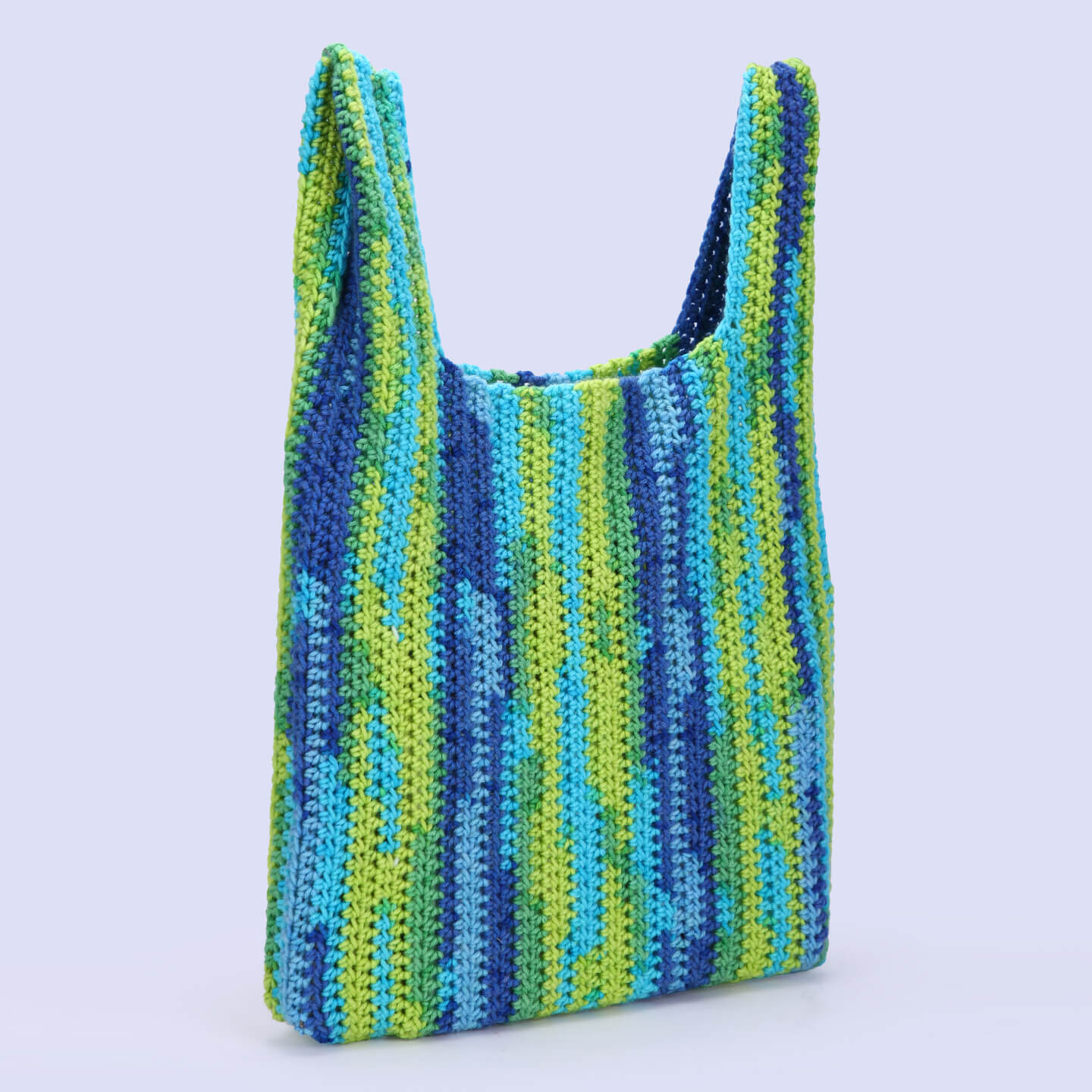 Handmade to Replace Single Use Plastic Bags - Blue Green - 10108