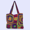 Handmade Crochet Granny Square Bag - Multi 10112