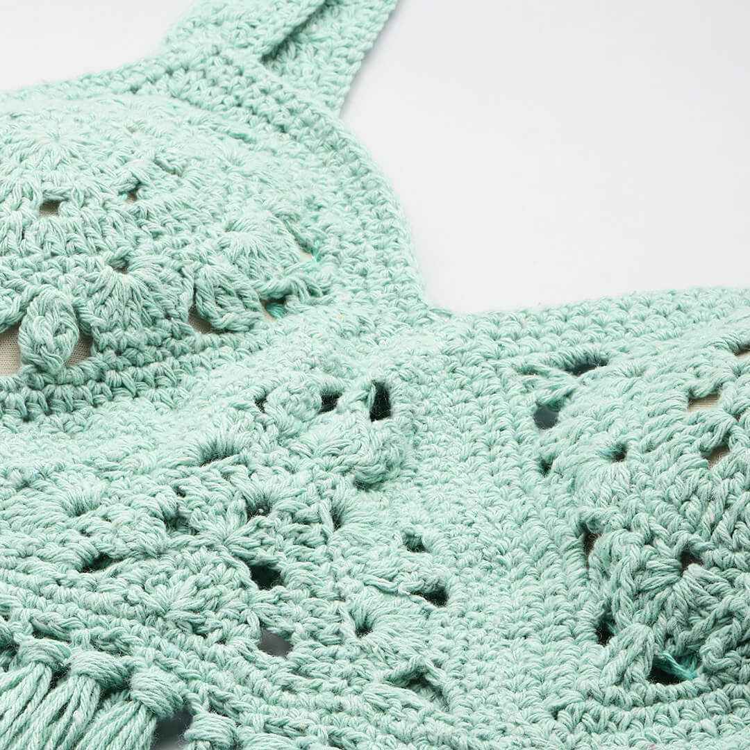 Summer Tie Back Bralette - Green - 10113