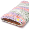 Multi Colored Fingerless Knitted Mittens - 10115