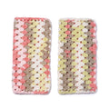 Multi Colored Fingerless Knitted Mittens - 10116