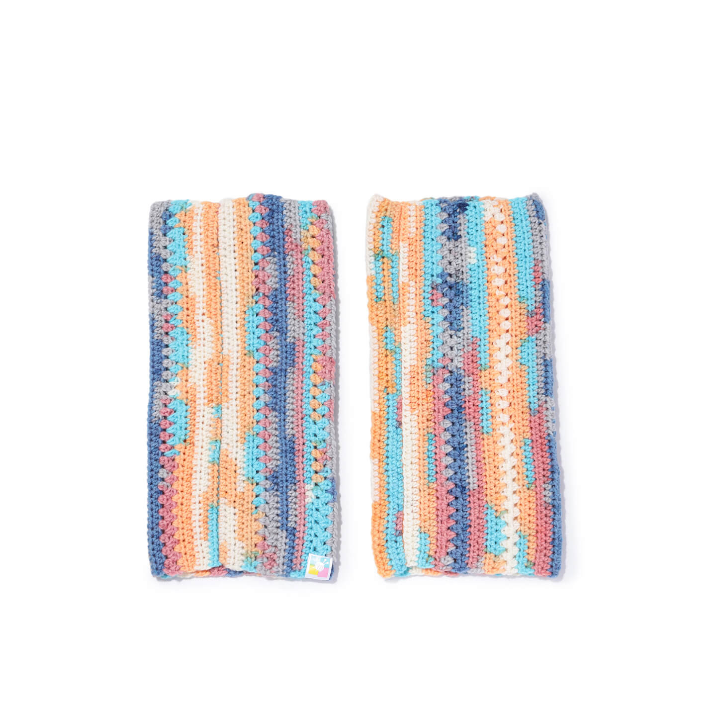 Multi Colored Crochet Leg Warmers  - 10127