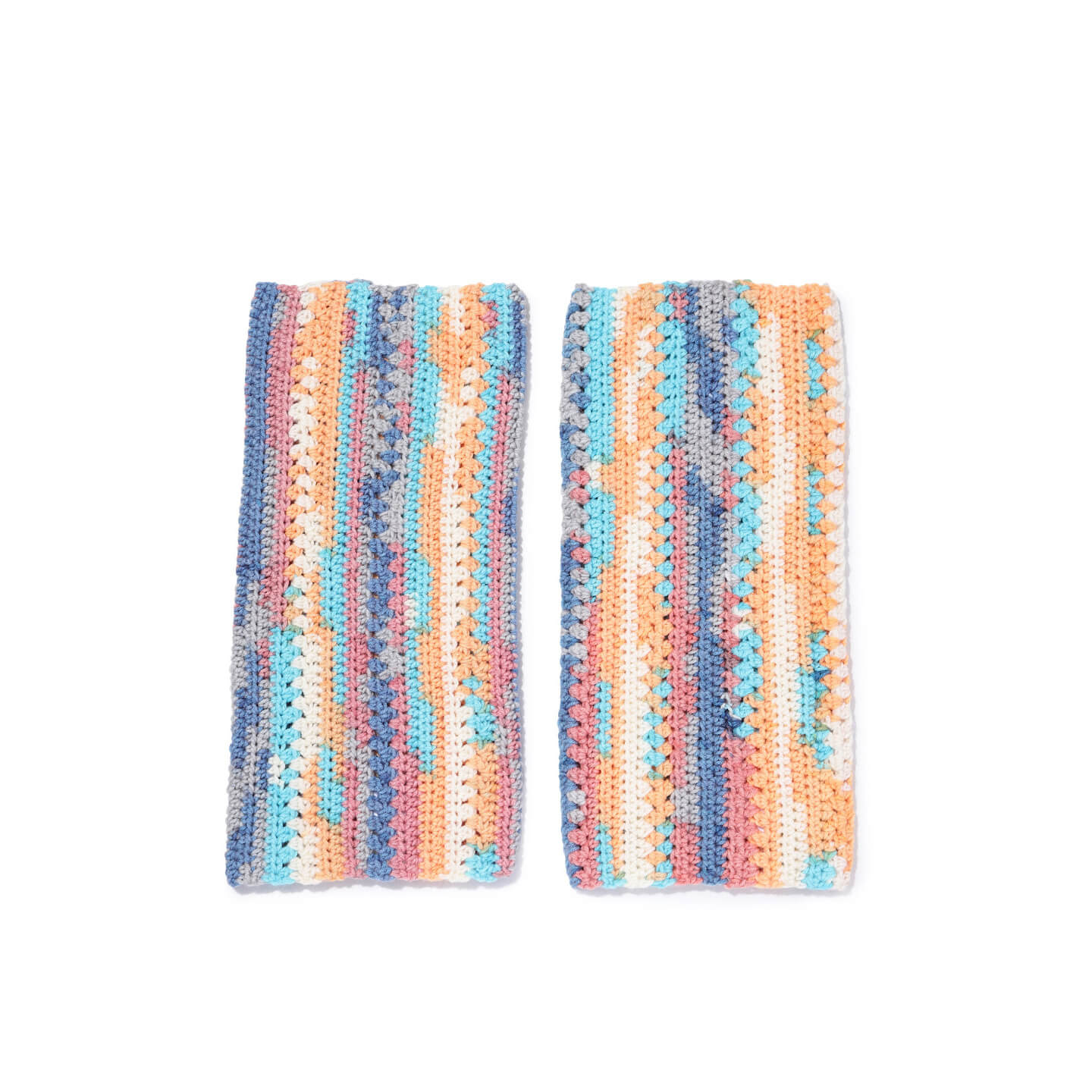 Multi Colored Crochet Leg Warmers  - 10127