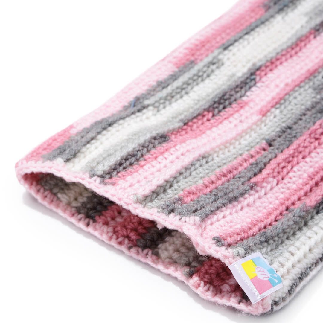 Multi Colored Crochet Leg Warmers  - 10128