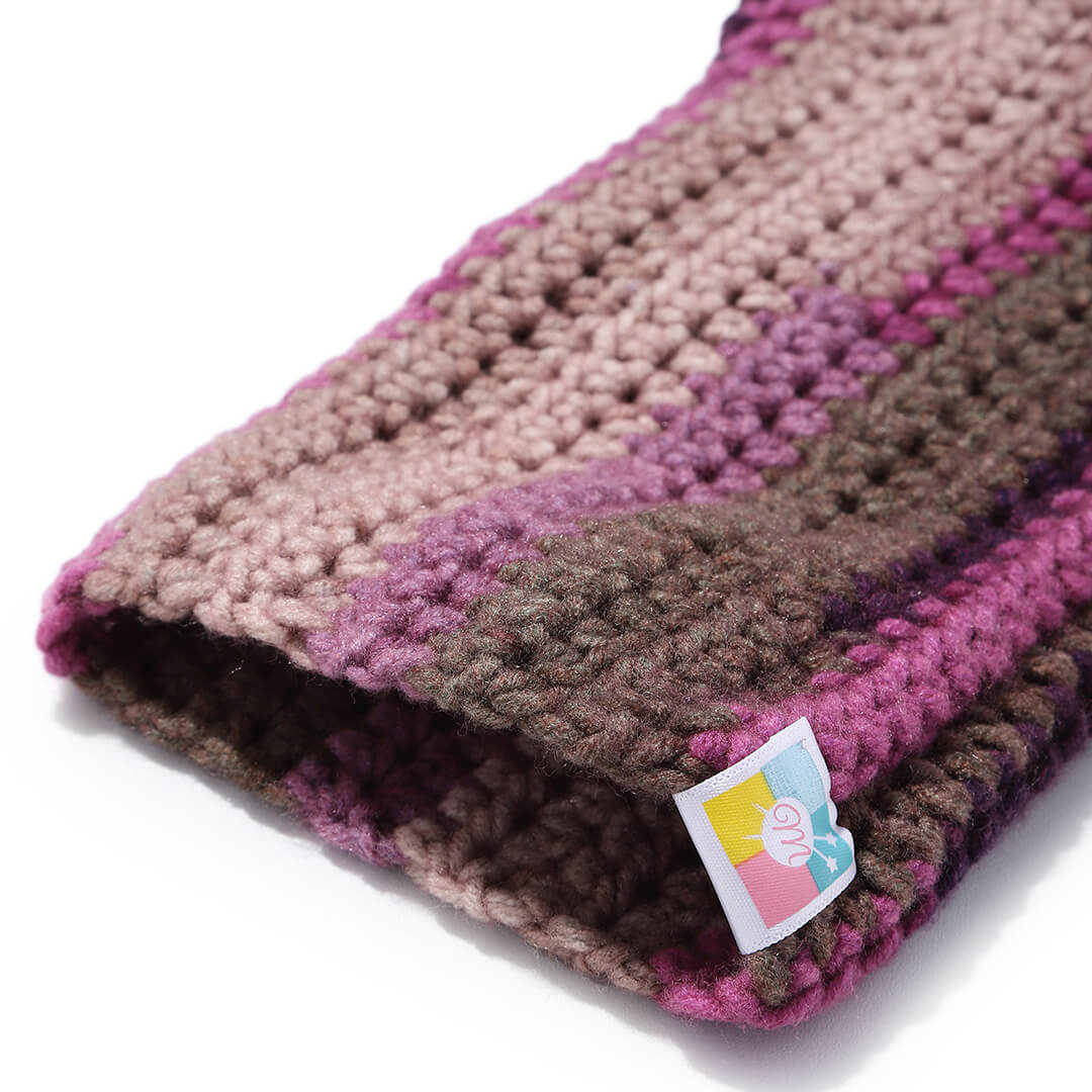 Multi Colored Crochet Leg Warmers  - 10131