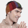 Hand Knitted Mens Woolen Headband - Multi-Color 10144