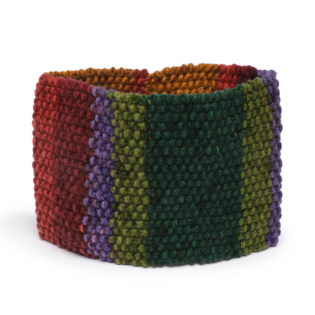 Hand Knitted Mens Woolen Headband - Multi-Color 10144