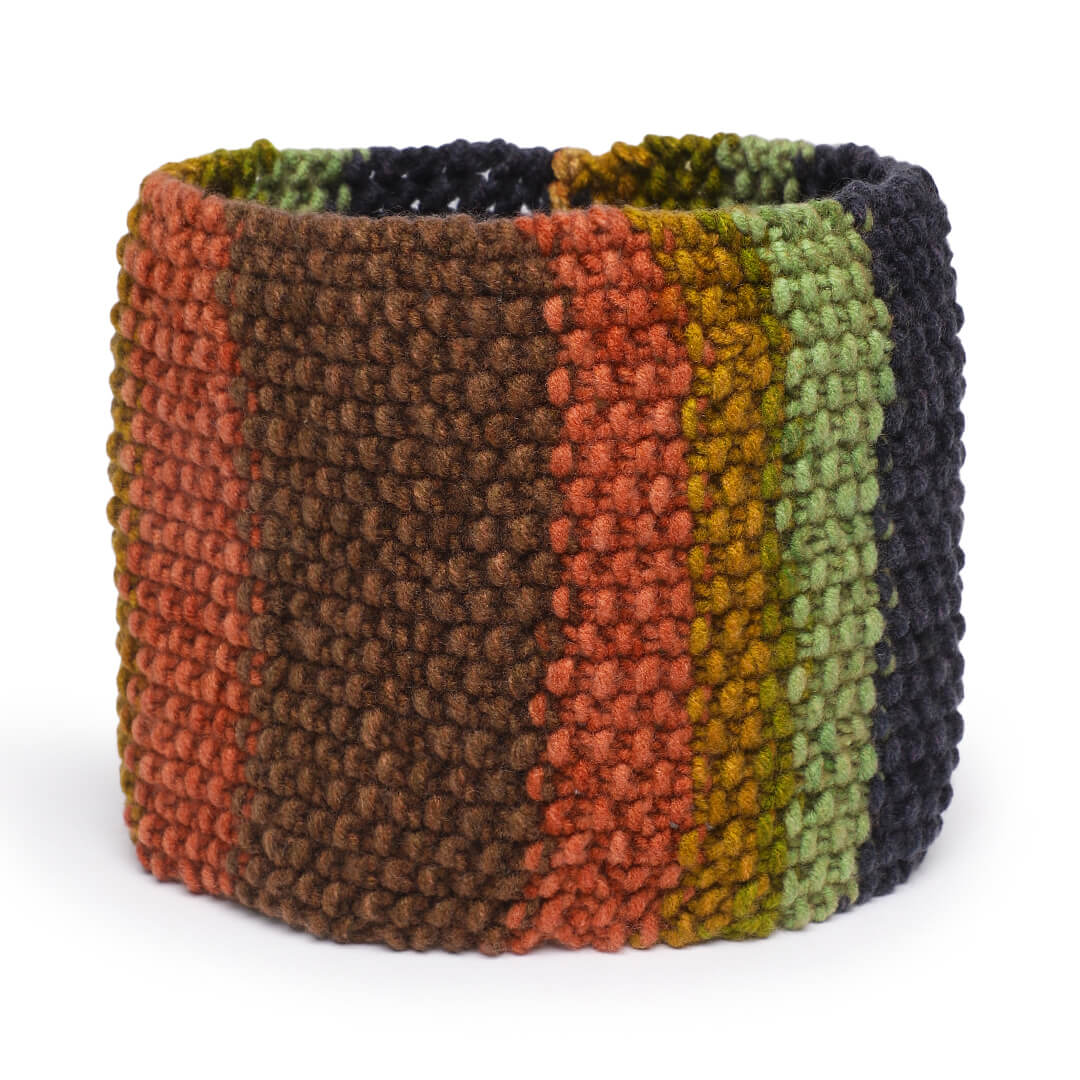 Hand Knitted Mens Woolen Headband - Multi-Color 10148