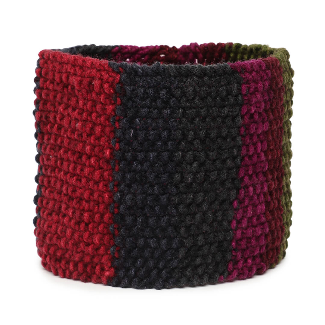 Hand Knitted Mens Woolen Headband - Multi-Color 10149