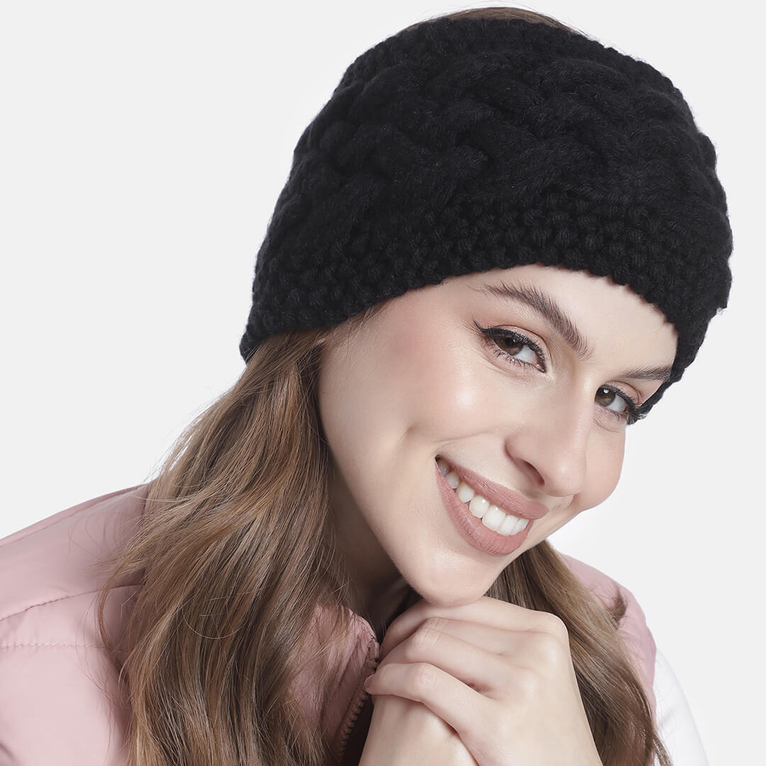 Criss-Cross Headband - Black 10156