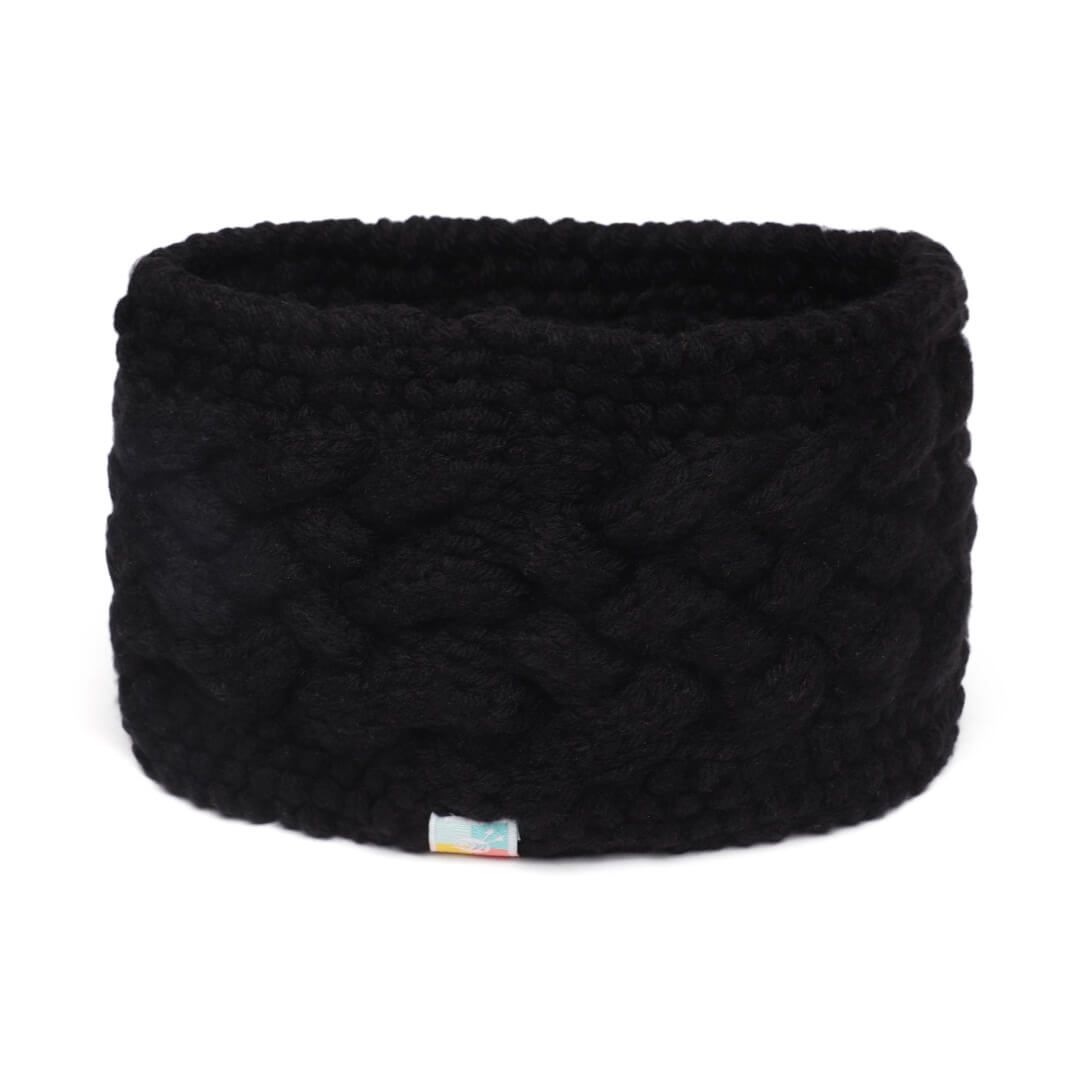 Criss-Cross Headband - Black 10156