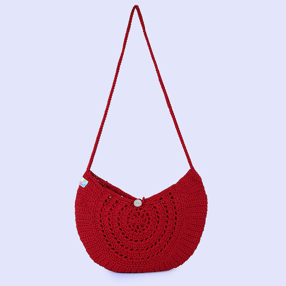 Handmade Crochet Boho Bags - Red- 10165