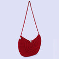 Handmade Crochet Boho Bags - Red- 10165