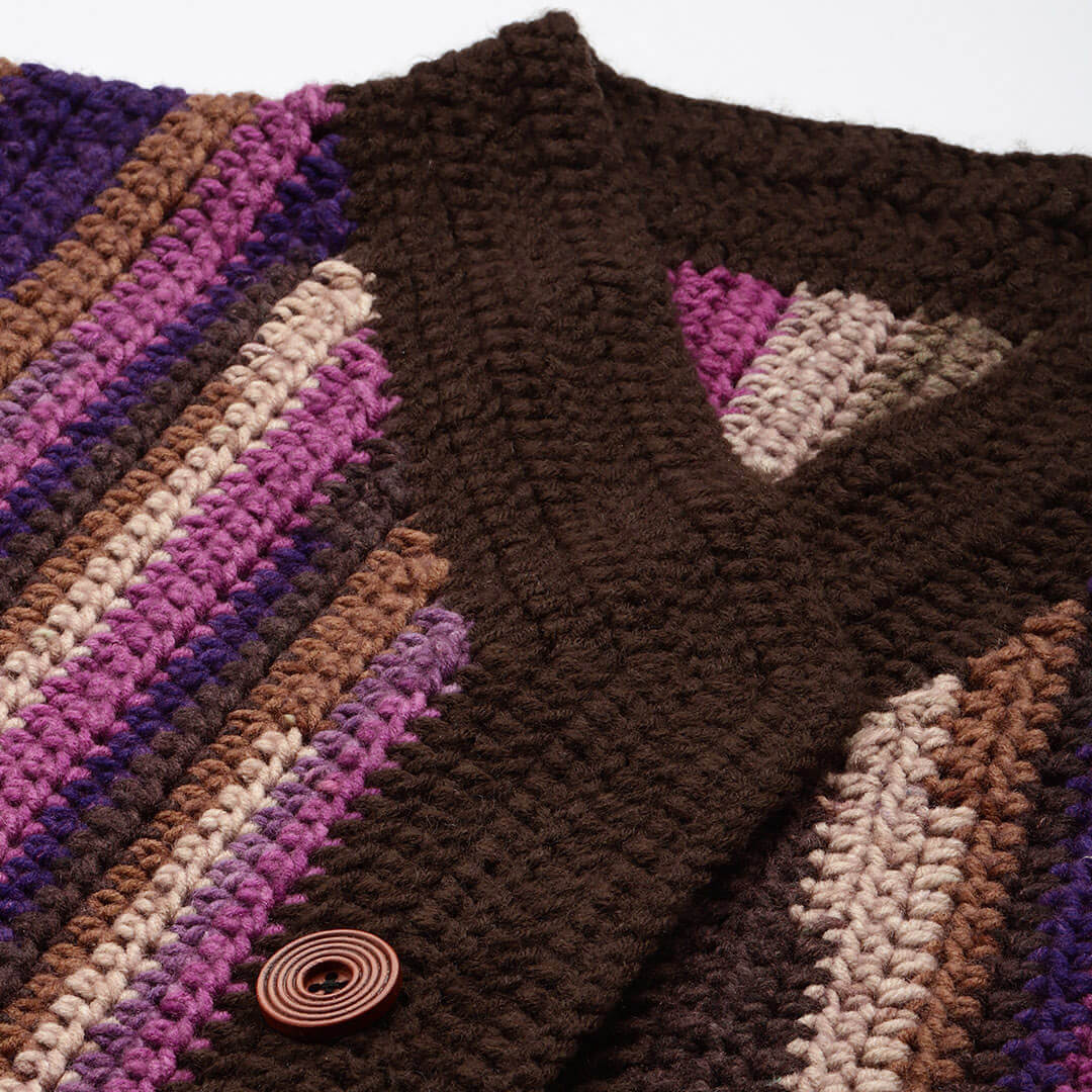 Handmade Jacket with Pockets - Multi - 10167