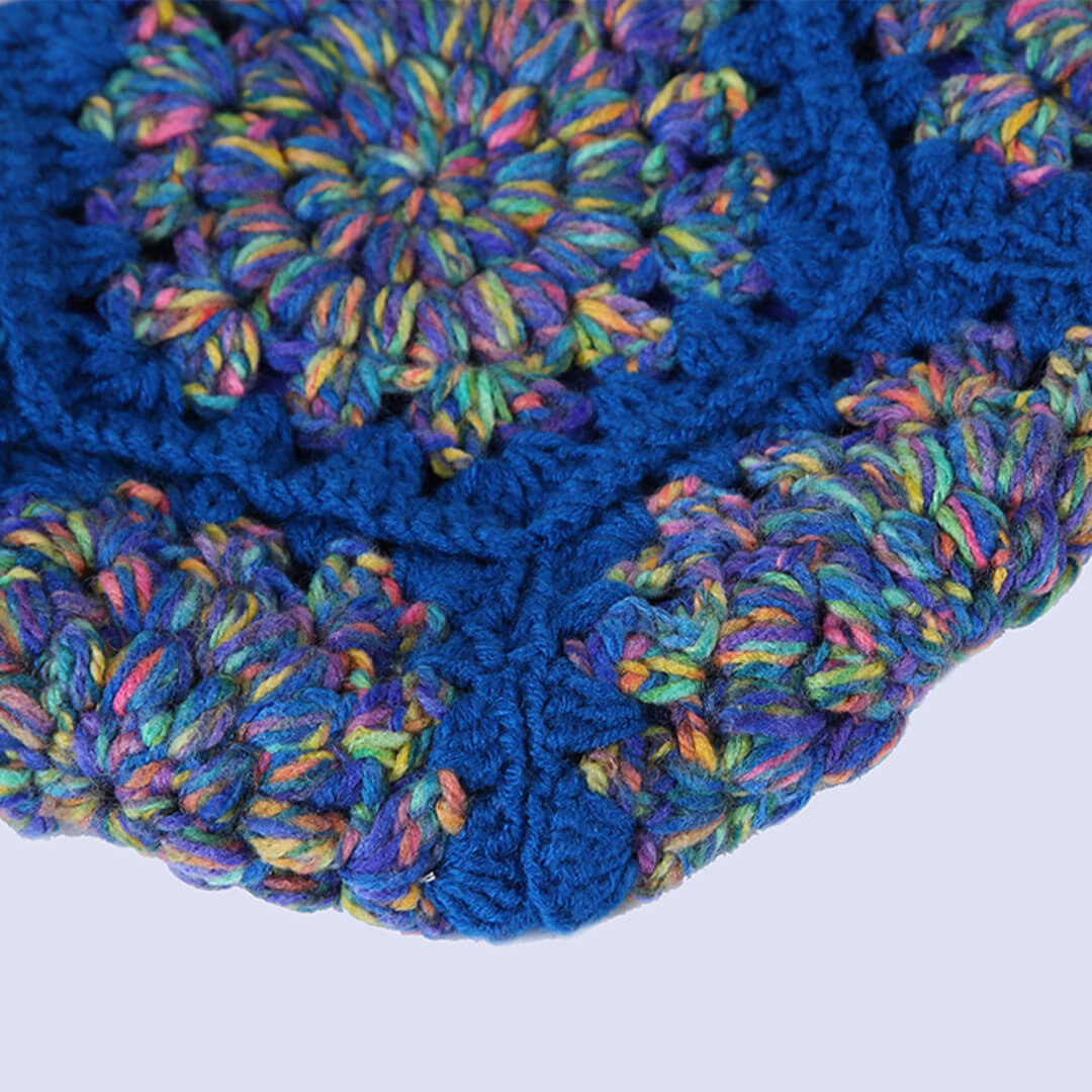 Cute Handmade Hexagon Bags - Blue - 10377