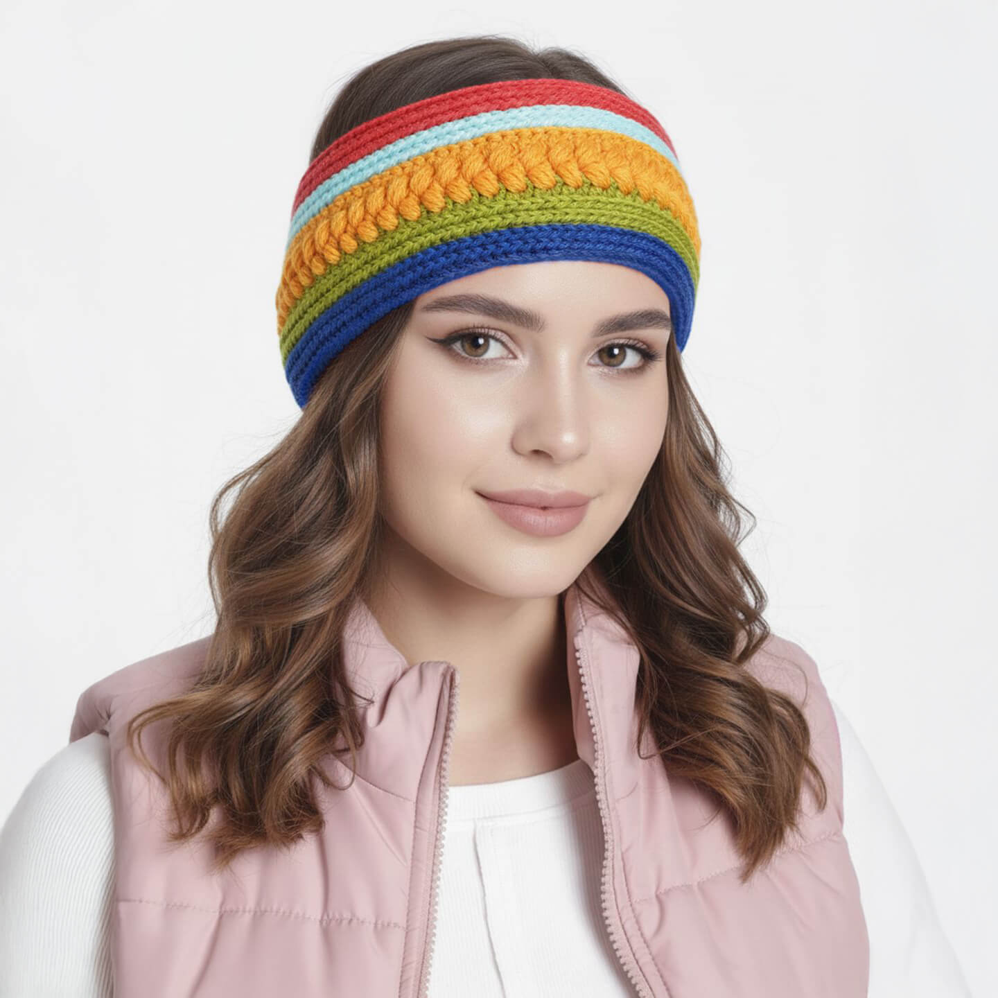 Crochet Headband - 10422 - Multi Color