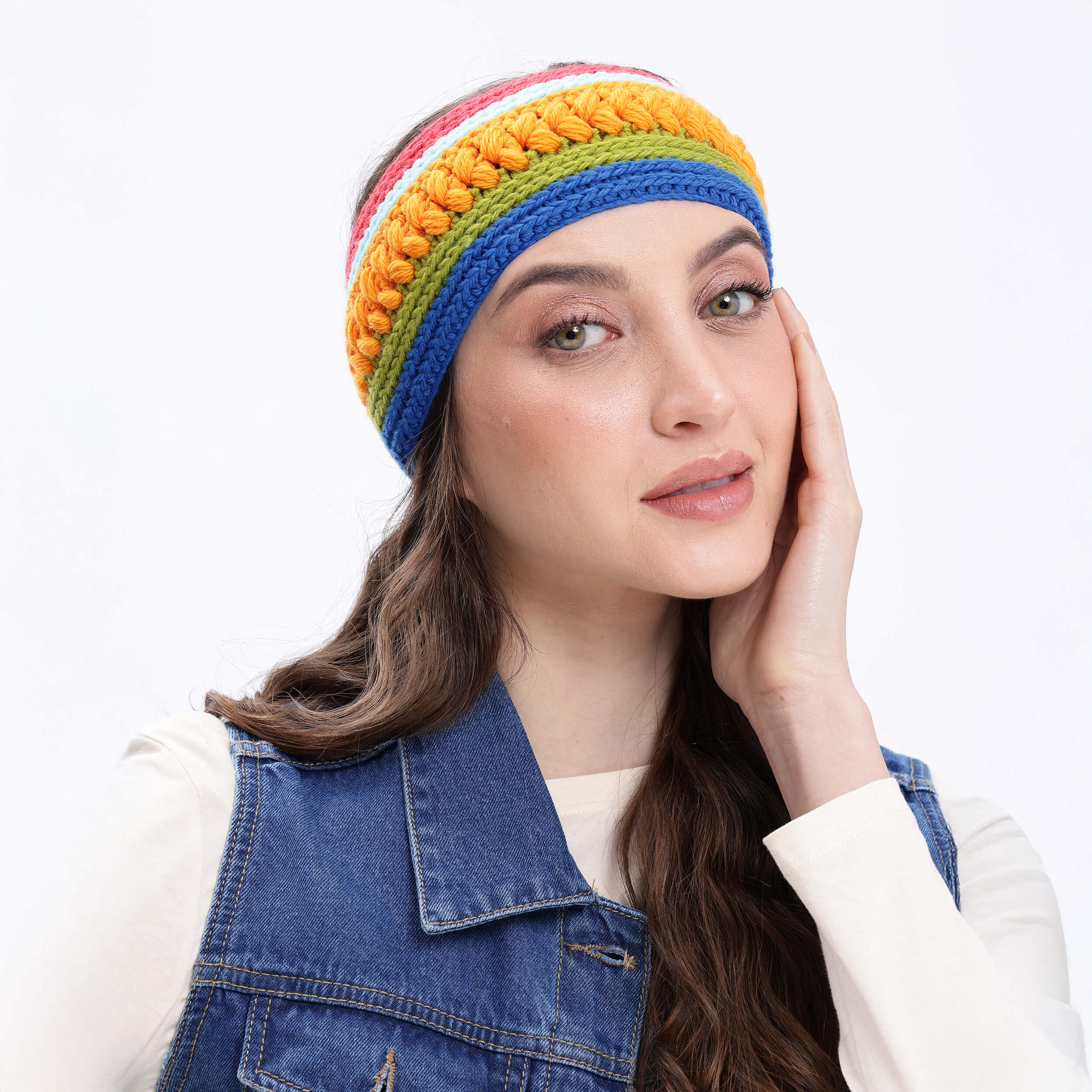 Crochet Headband - 10422 - Multi Color
