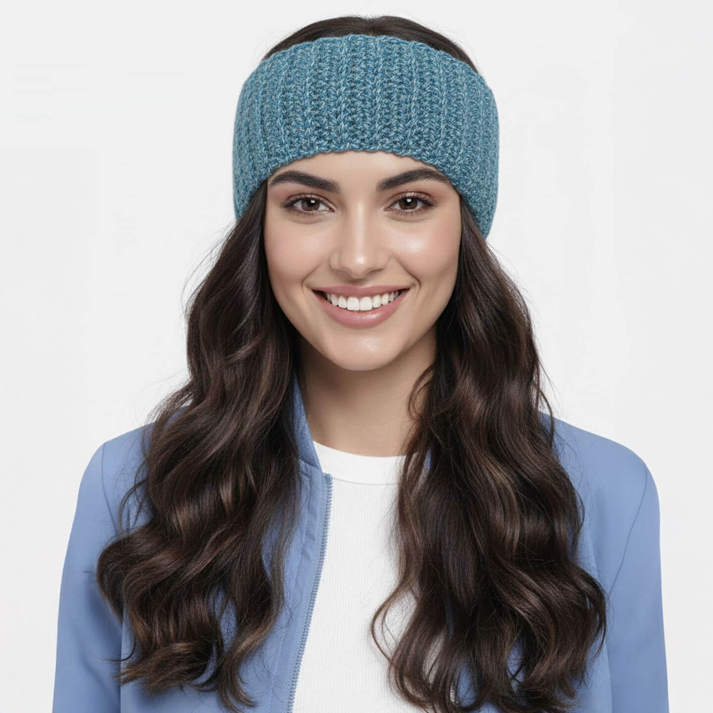 Crochet Headband - 10423 - Marine Blue
