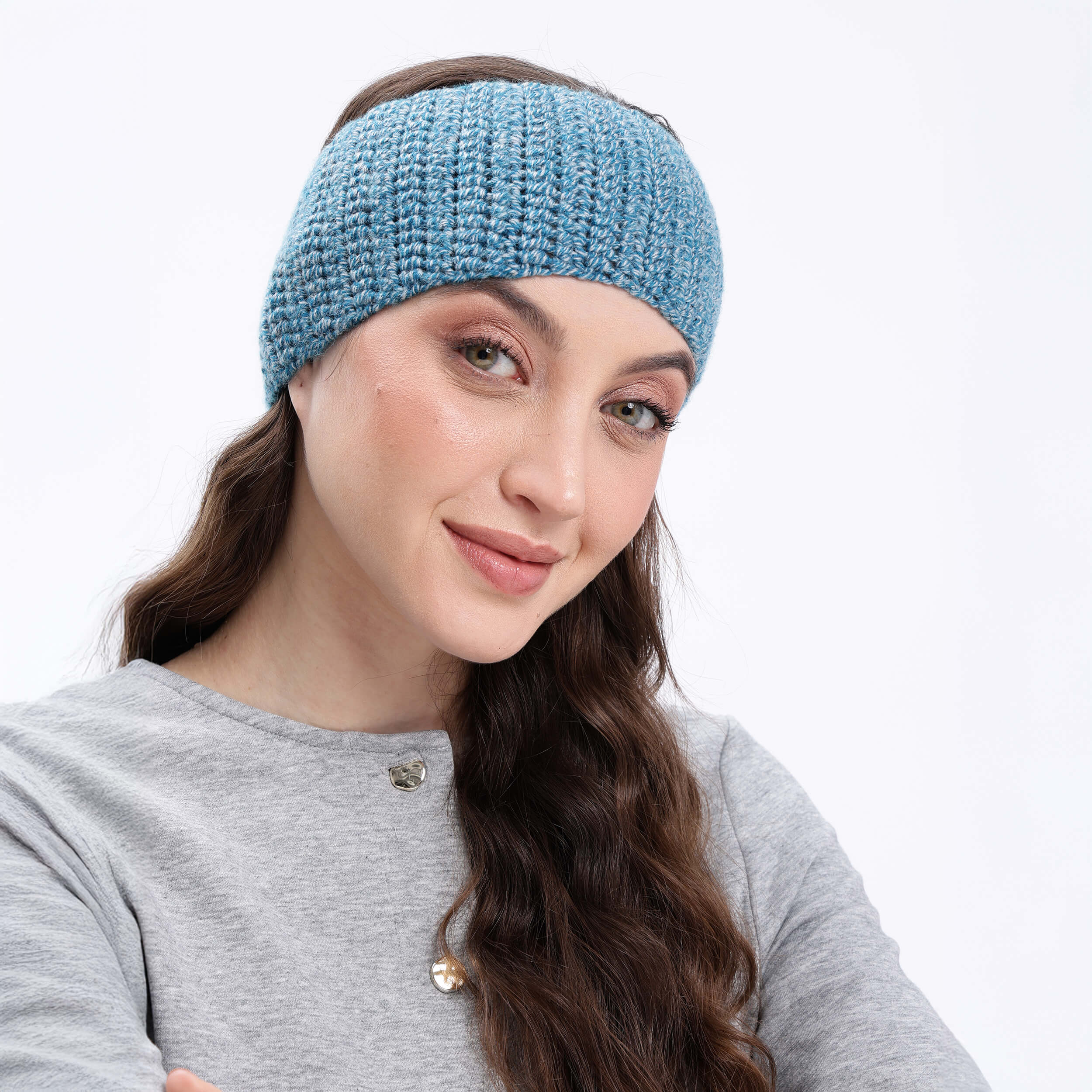 Crochet Headband - 10423 - Marine Blue