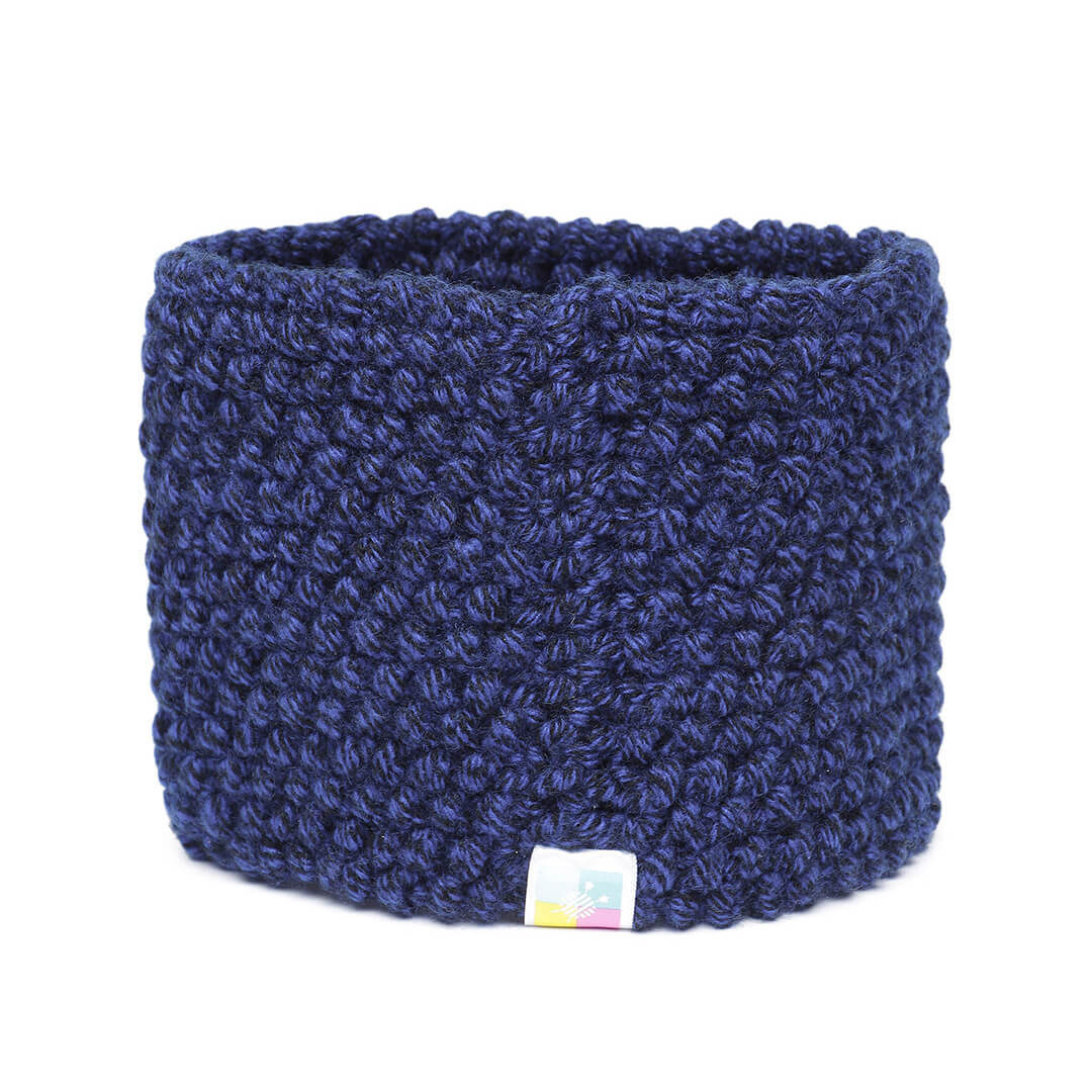 Knitted Headband - Royal Blue - 10426