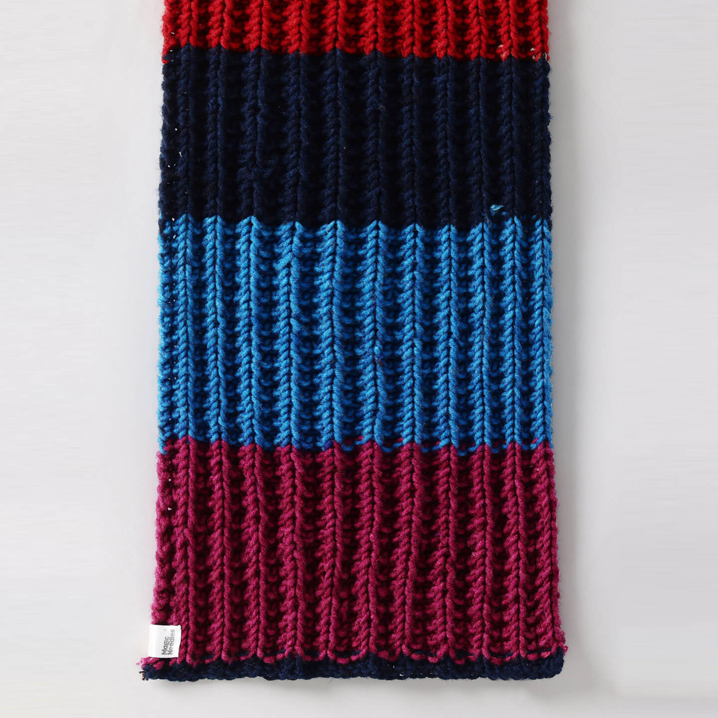 Multicolor Handmade Knitted Scarf - 10428
