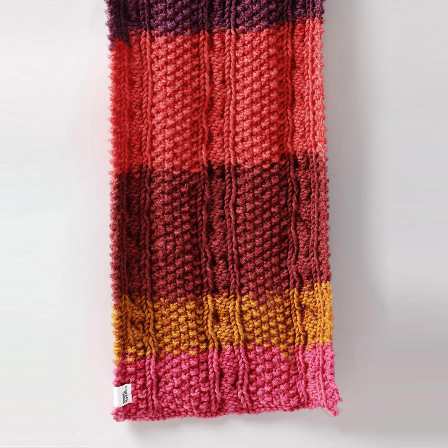 Multicolor Handmade Knitted Scarf - 10431
