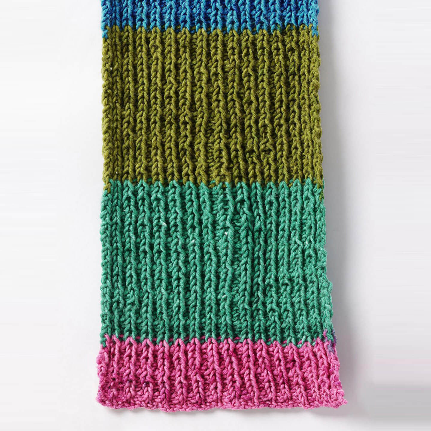 Multicolor Handmade Knitted Scarf - 10432