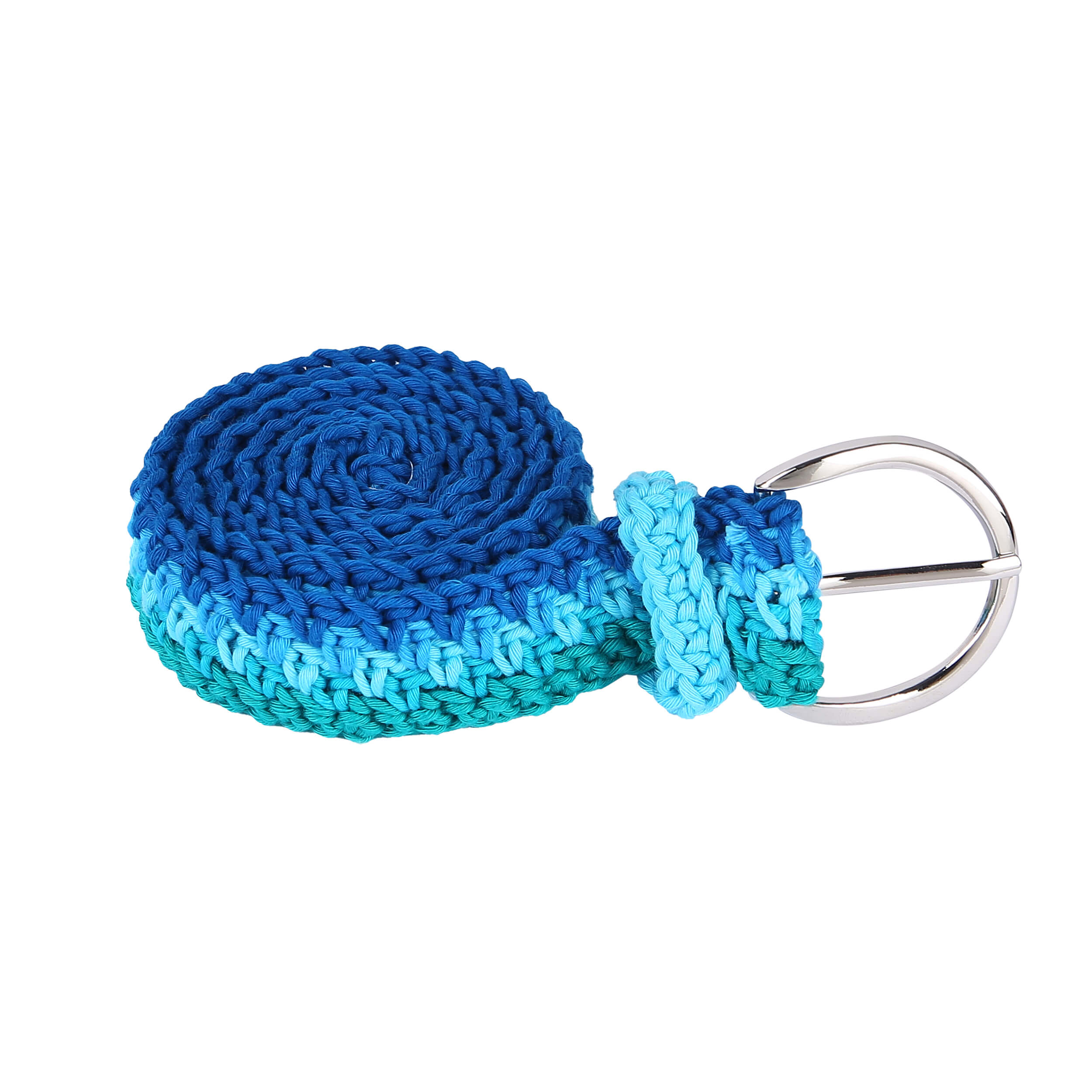 Crochet Belt with Adjustable Buckle - 10439