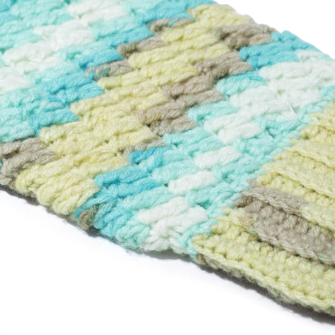 Multi Colored Fingerless Mittens - 10440