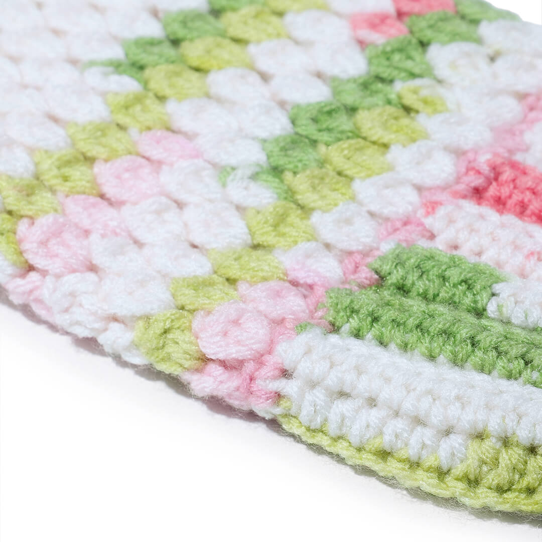 Multi Colored Fingerless Mittens - 10442