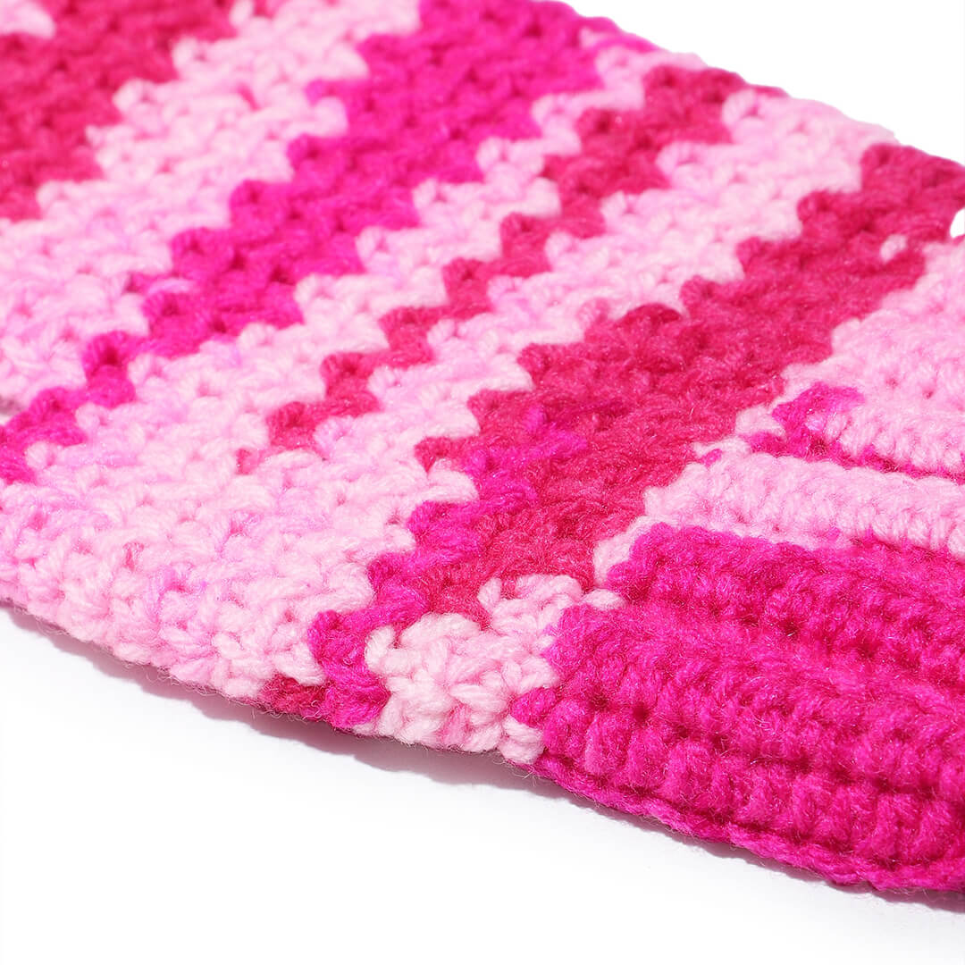 Multi Colored Fingerless Mittens - 10445