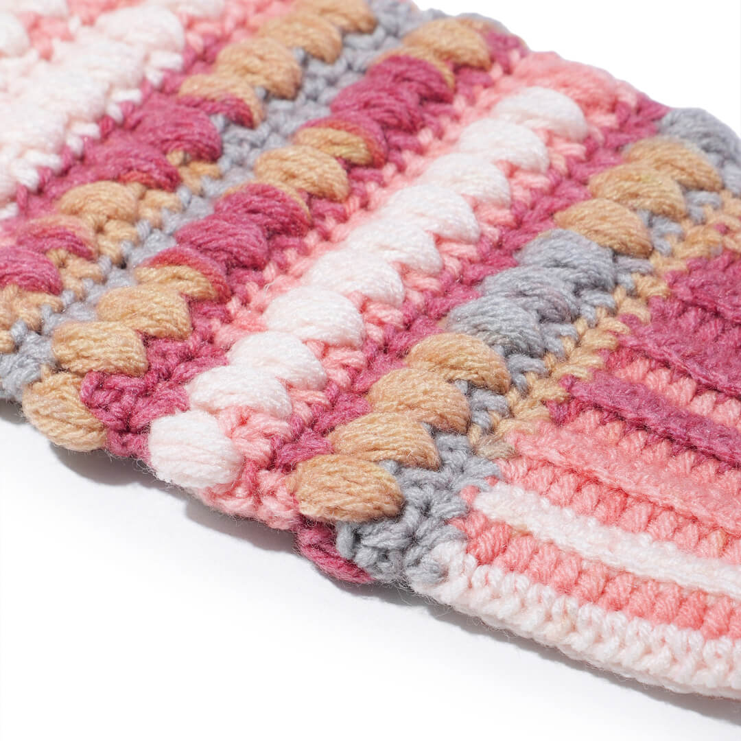 Multi Colored Fingerless Mittens - 10447