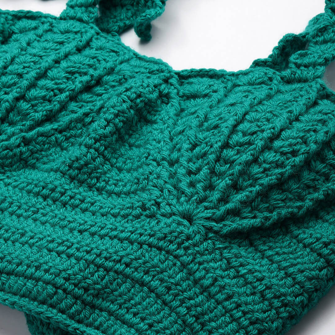 Handcrafted Mermaid Shell Bralettes - Green 10456