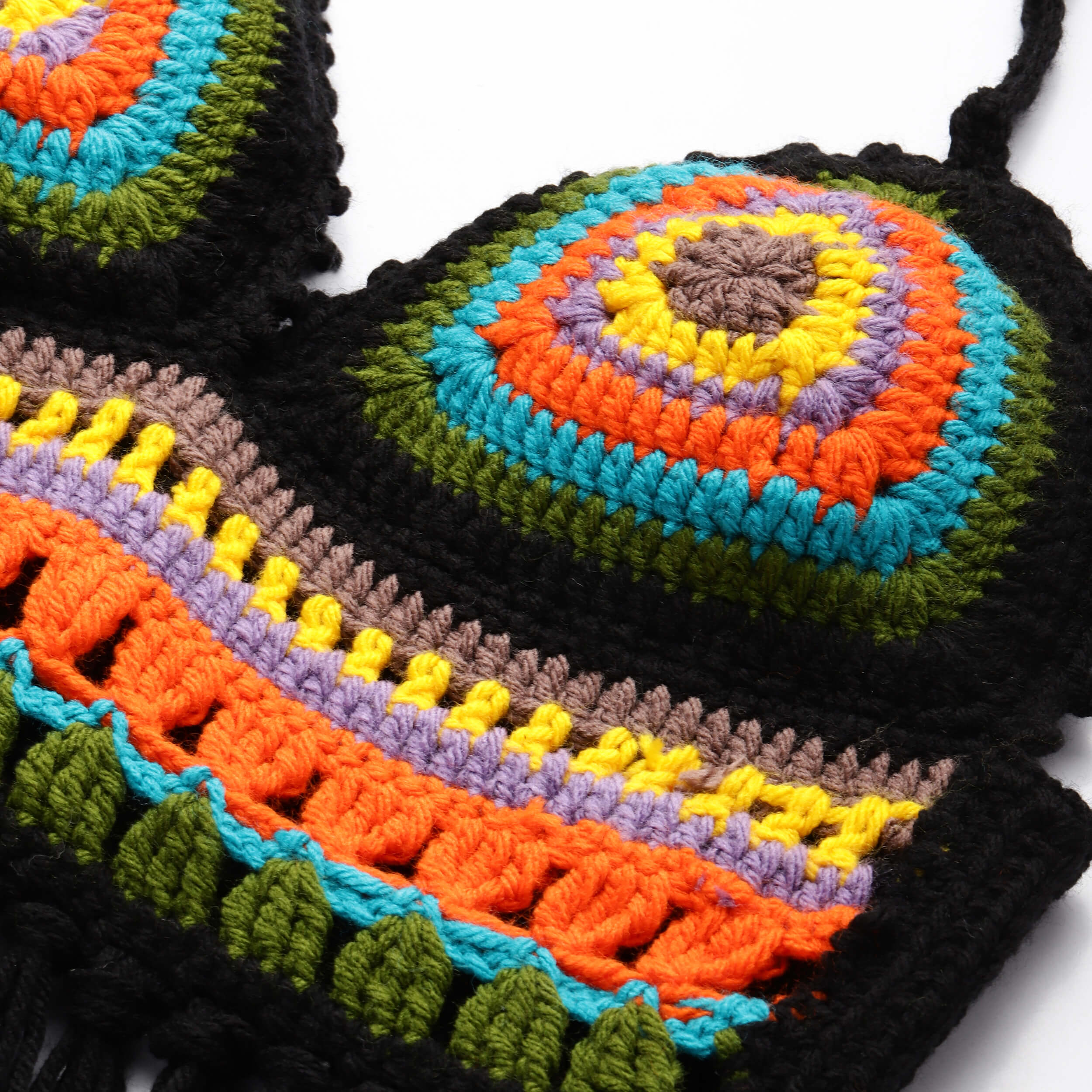 Handcrafted Multi Colored Bralettes - Multi 10464