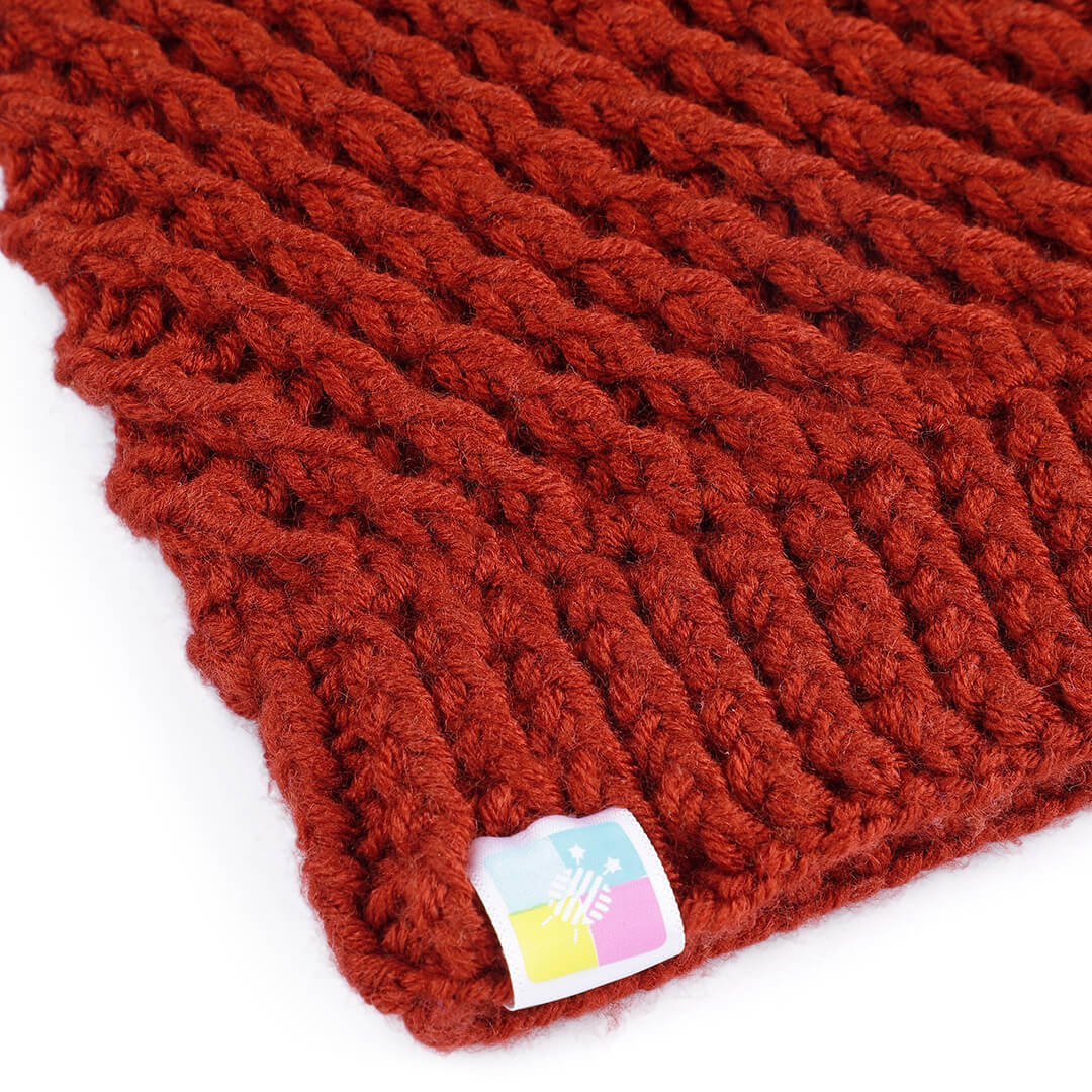 Handmade Self Striping Slouch Beanie - 10483