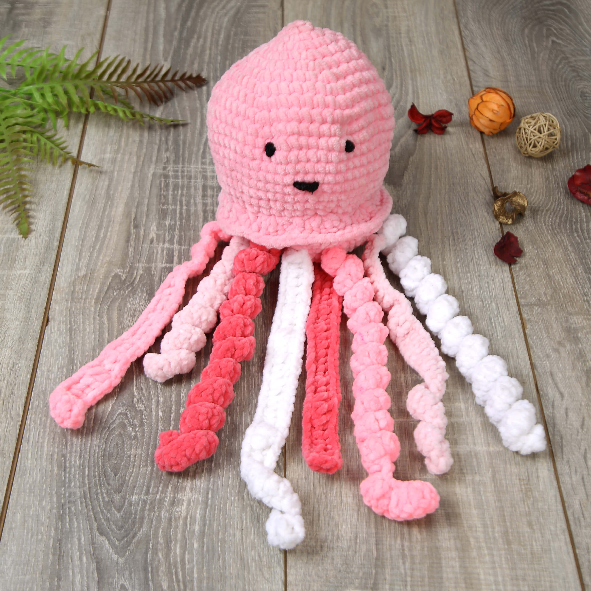 Handmade Amigurumi Plush Toy - Octopus 10501