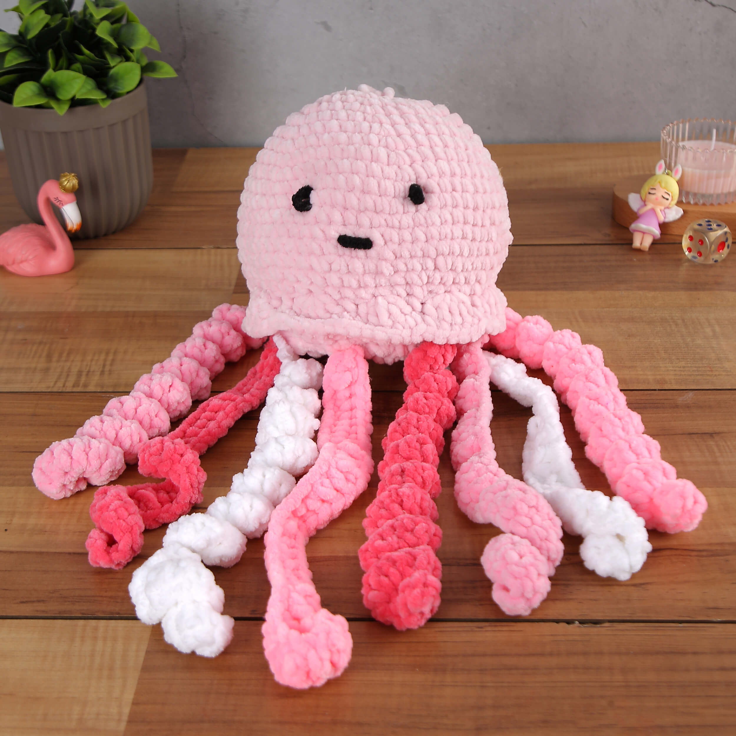 Handmade Amigurumi Plush Toy - Octopus 10502