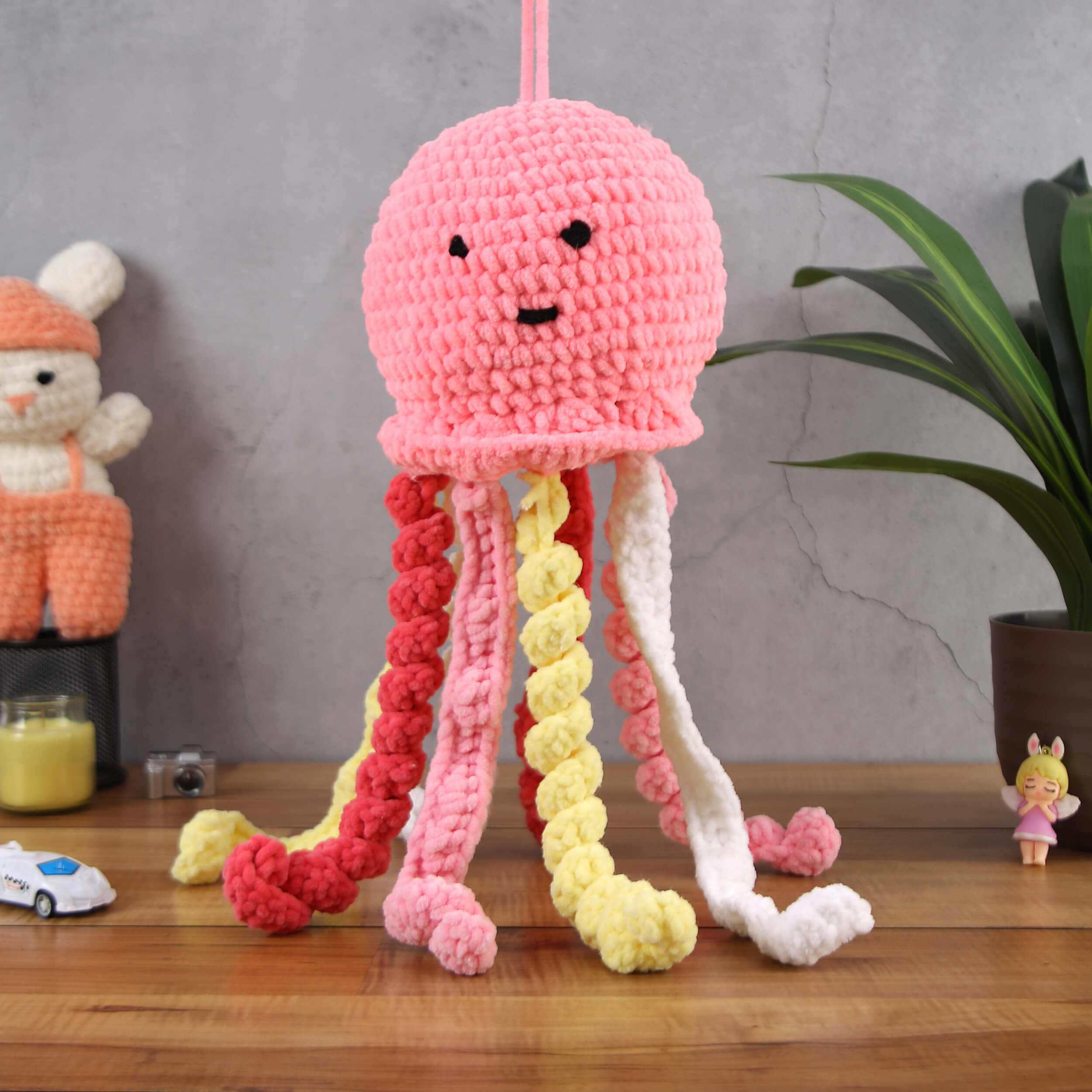 Handmade Amigurumi Plush Toy - Octopus 10503