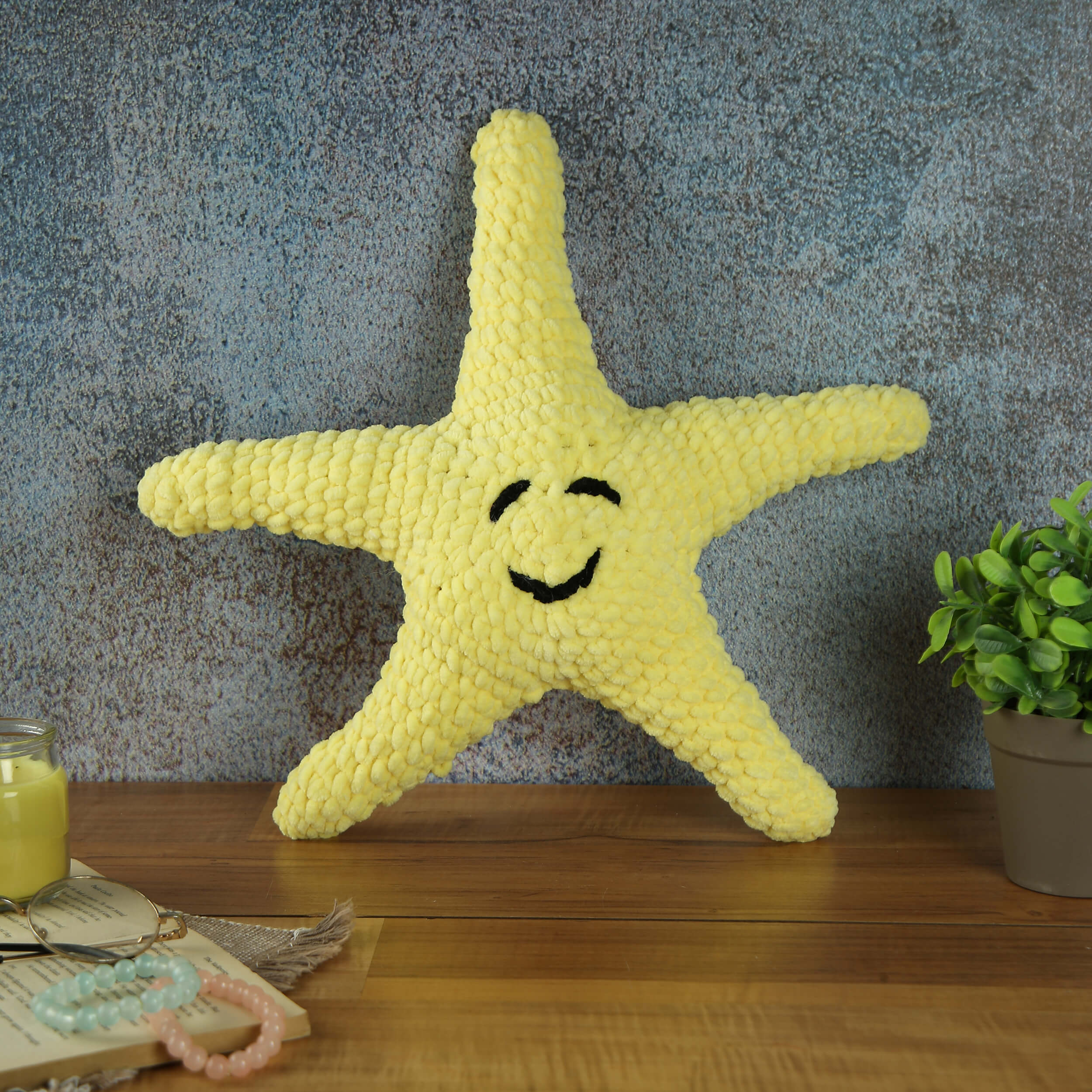 Handmade Amigurumi Plush Toy - Star Fish 10507