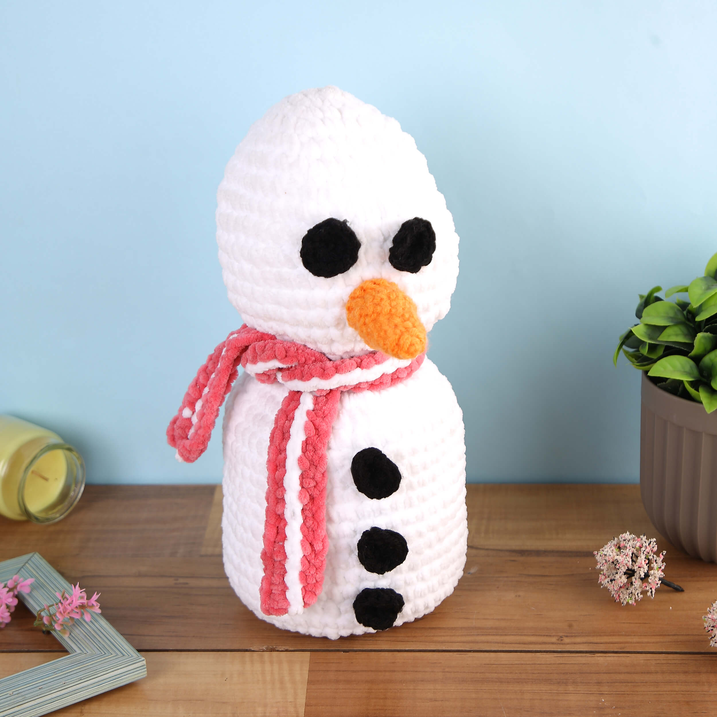 Handmade Amigurumi Plush Toy - Snowman 10511