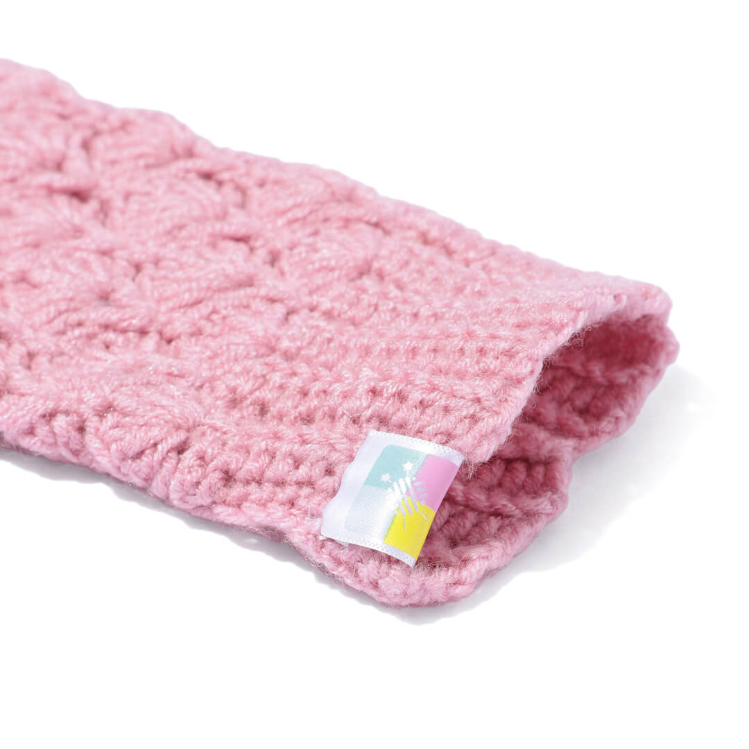Multi Colored Fingerless Mittens - 10585