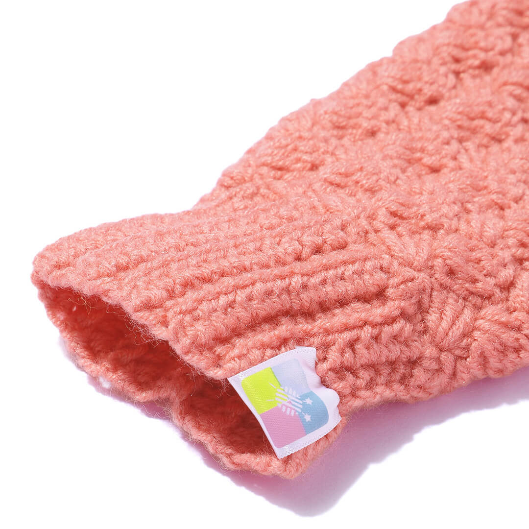 Multi Colored Fingerless Mittens - 10587
