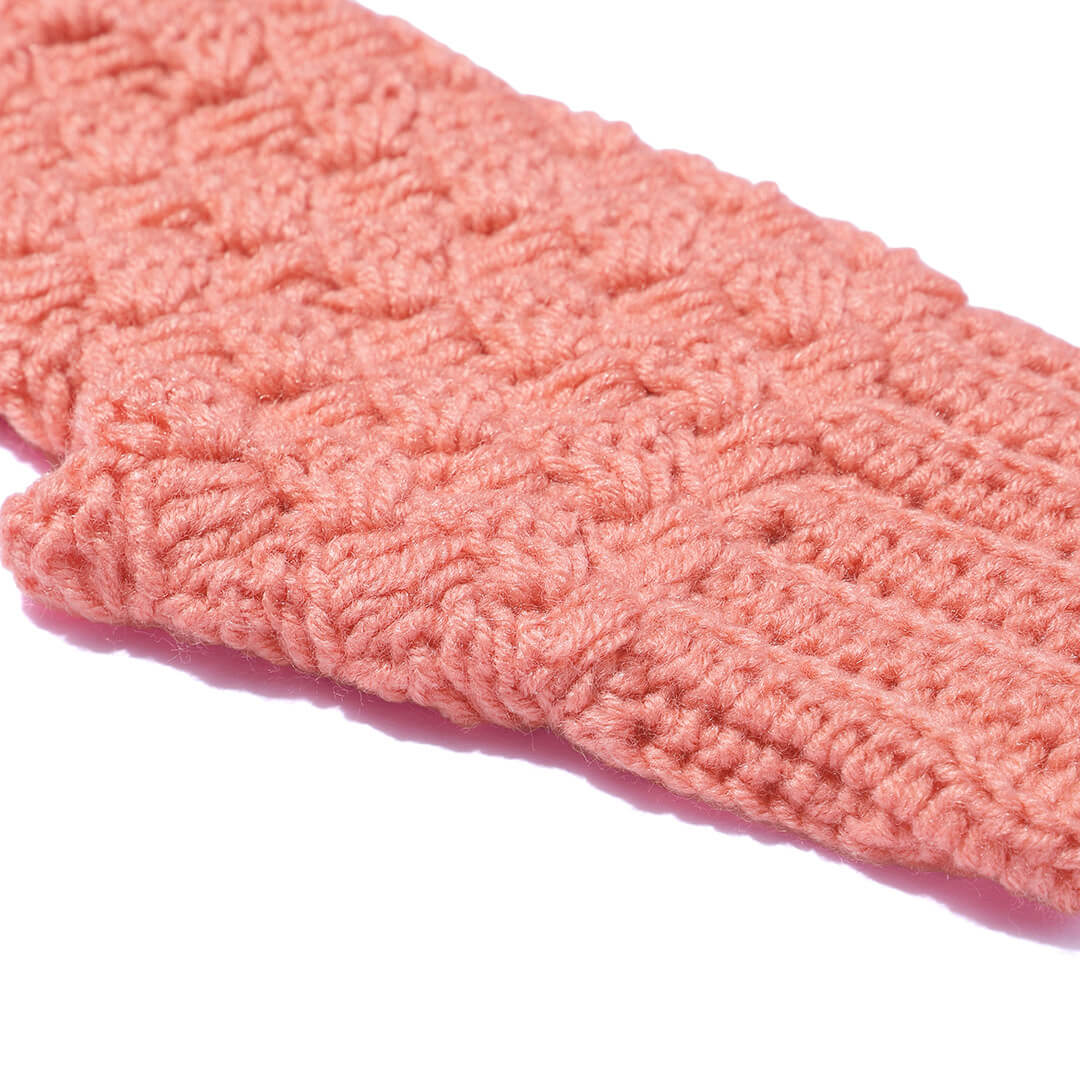 Multi Colored Fingerless Mittens - 10587