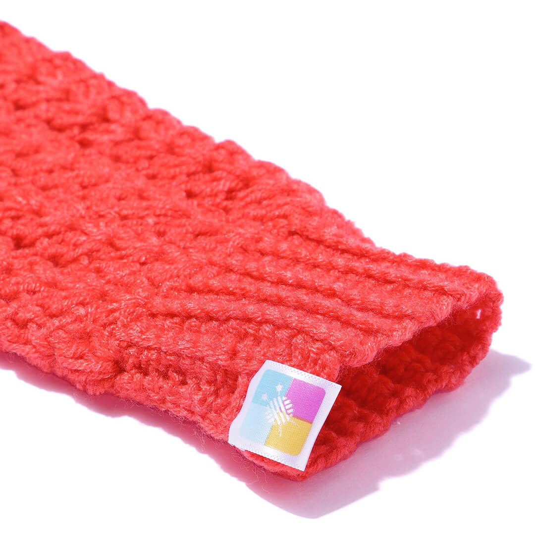 Multi Colored Fingerless Mittens - 10588