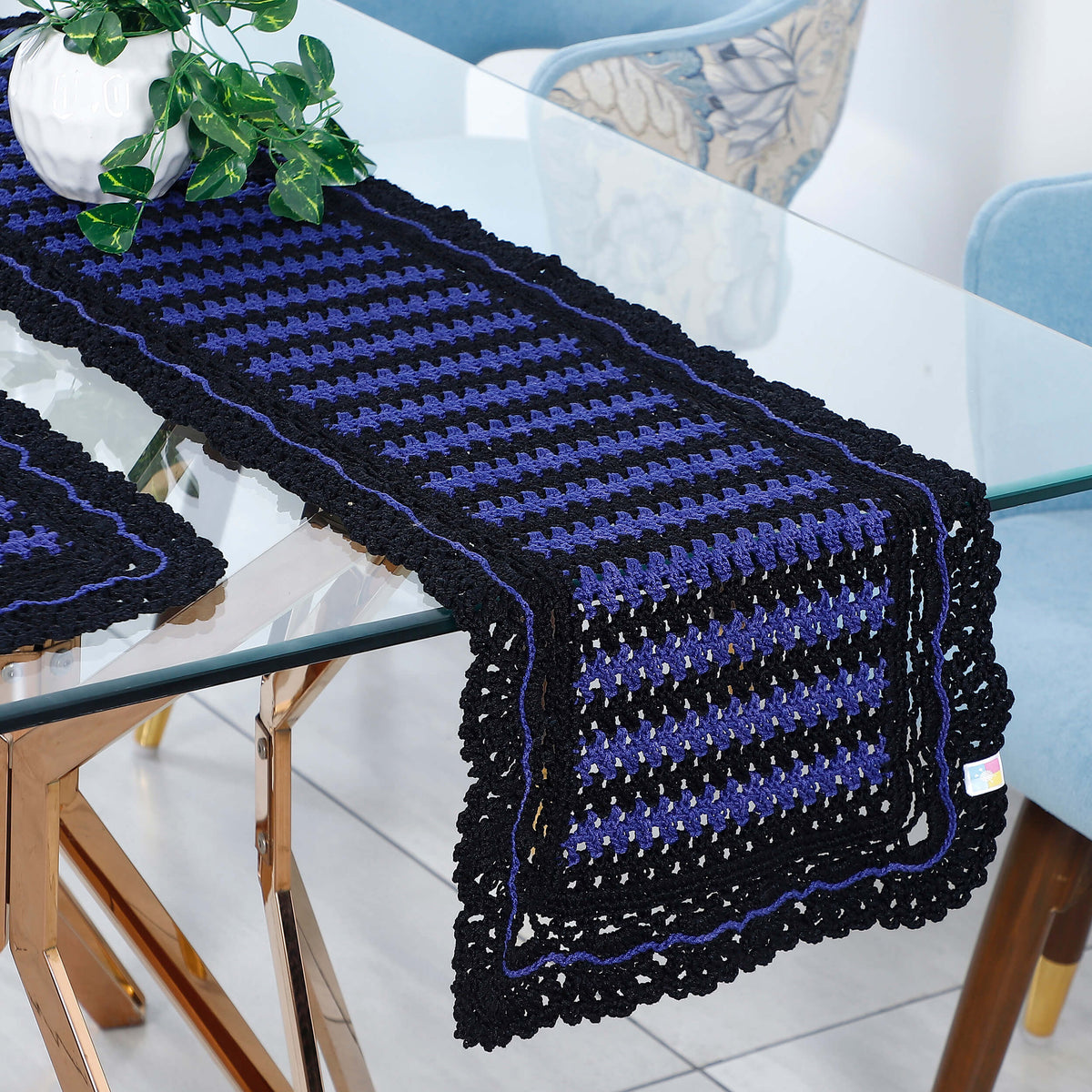 Handmade Table Runner, Placemats & Coasters Set - 10590 Multi