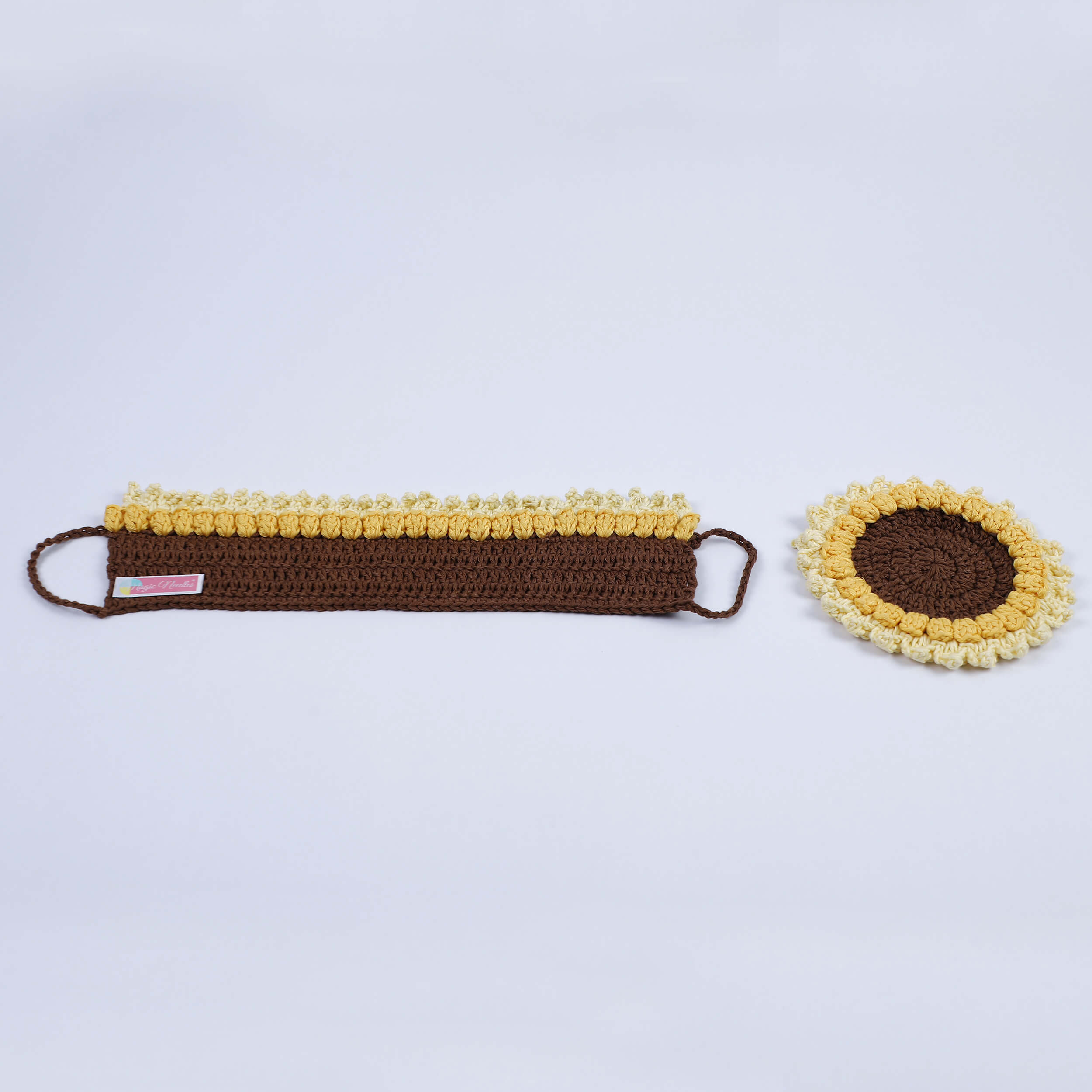 Crochet Cup Cozy and Coaster Set - 10594
